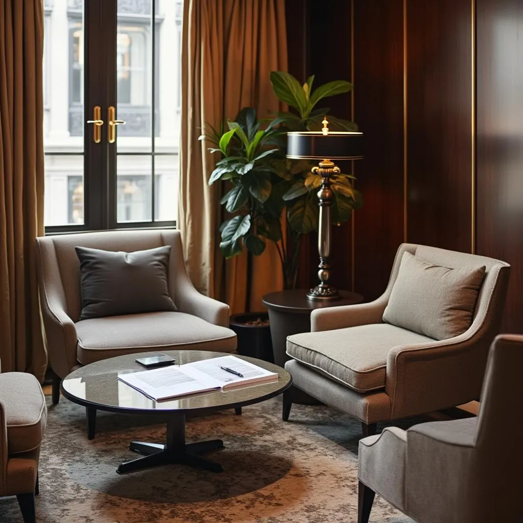 Client consultation area